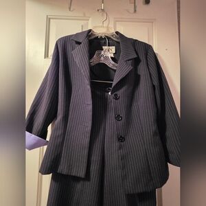 Women's Pinstripe Blazer SET